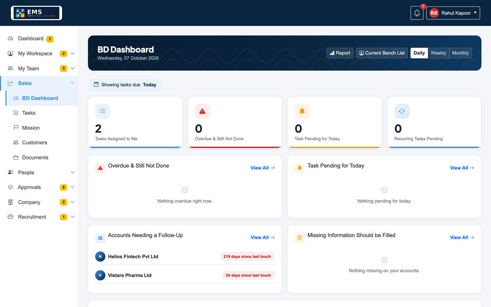 Techno Deal: Sales CRM