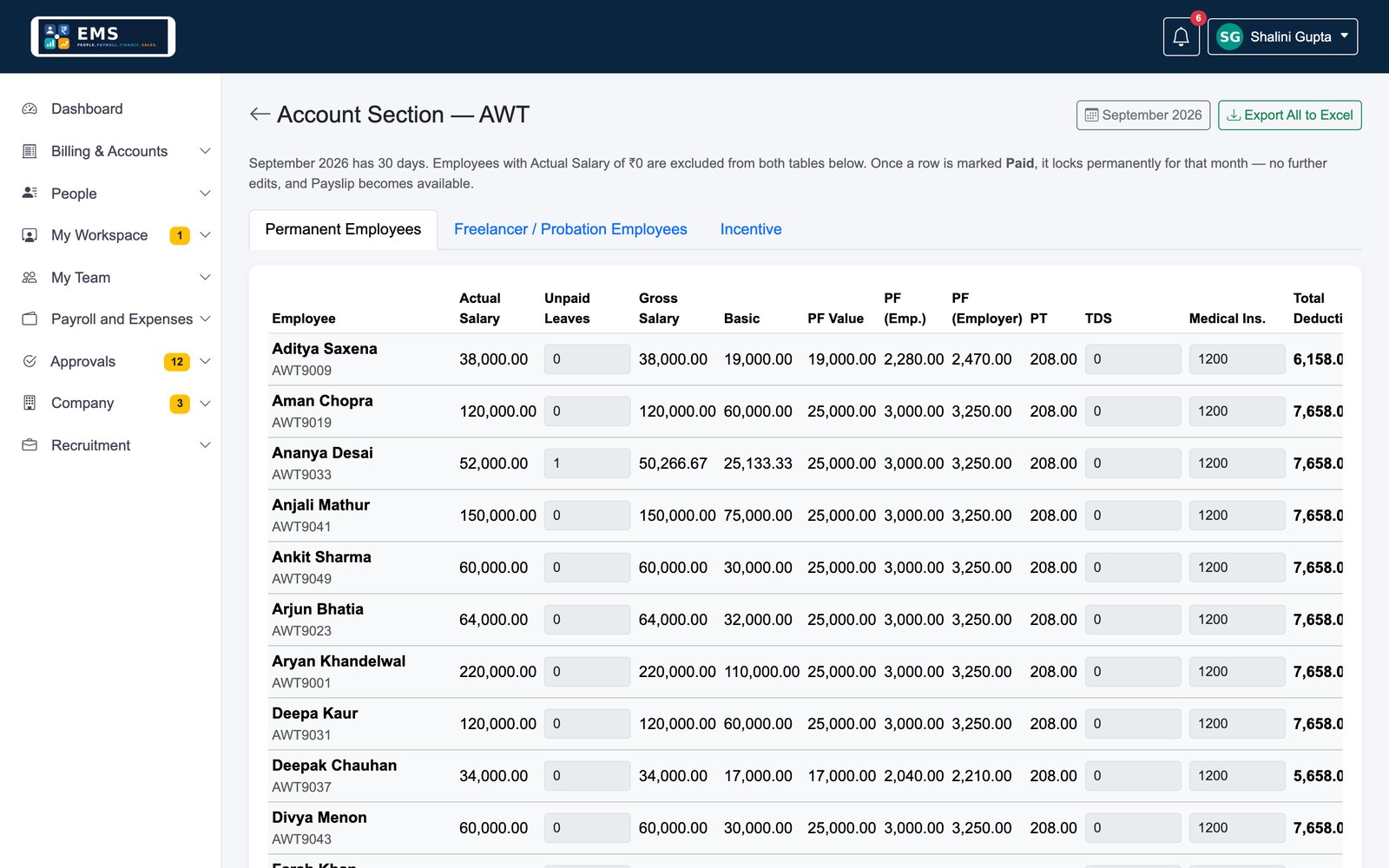 From attendance to payslip in one place